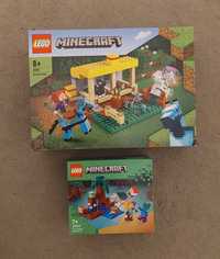 Lego minecraft 21171 stajnia plus 21240 przygoda na mokradlach