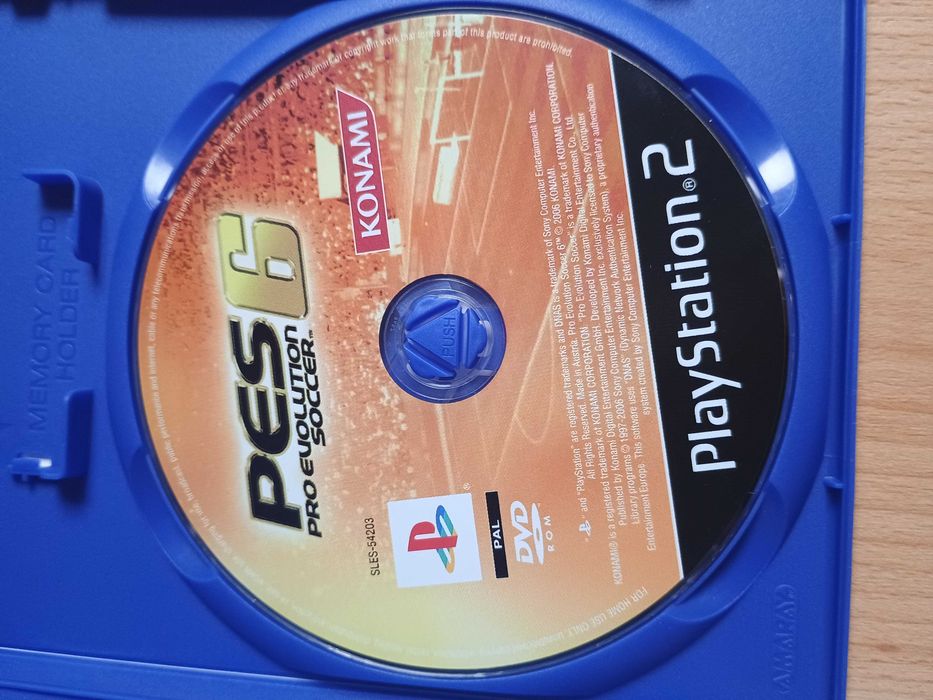 Pro Eolution Soccer 6 PS2 angielska komplet (Wisla, Legia)