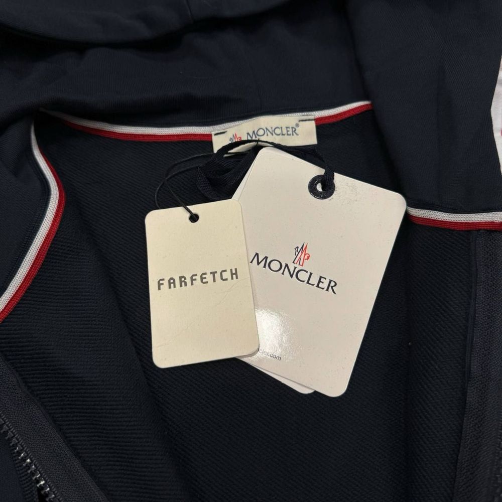 ШОУРУМ КИЇВ Чоловічий спортивний костюм MONCLER 2024 синій кофта штани