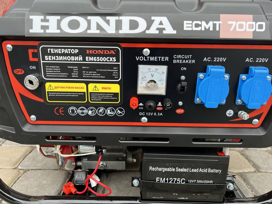 Генератор HONDA EM6500CXS 5 кВт