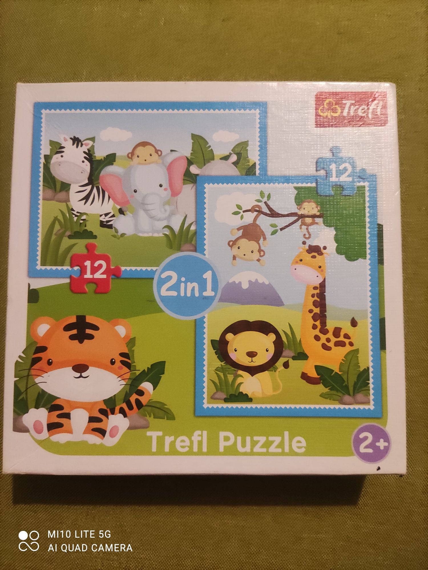 Puzzle 2w1 zwierzęta