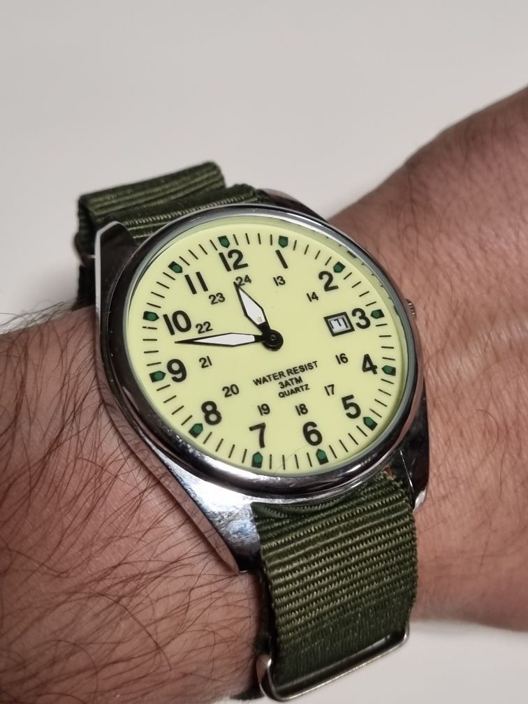 Relógio militar bracelete NATO