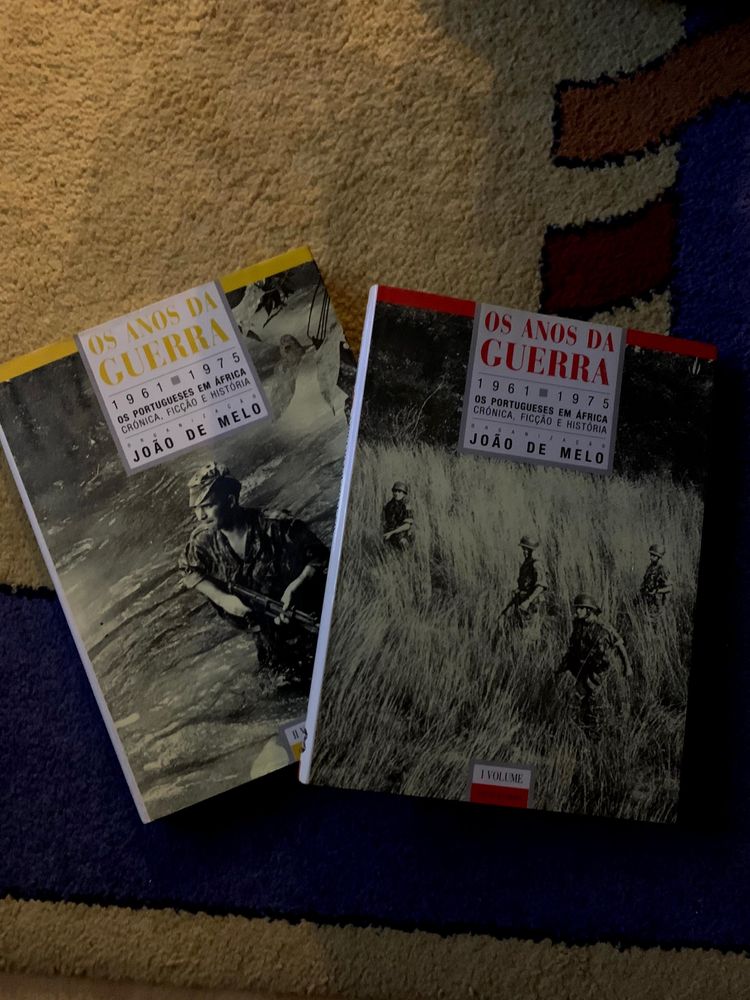 2 grandes volumes sobre os anos de guerra no Ultramar