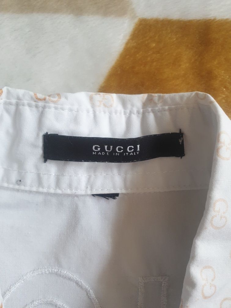 Koszula logowana Gucci Włoska XL.