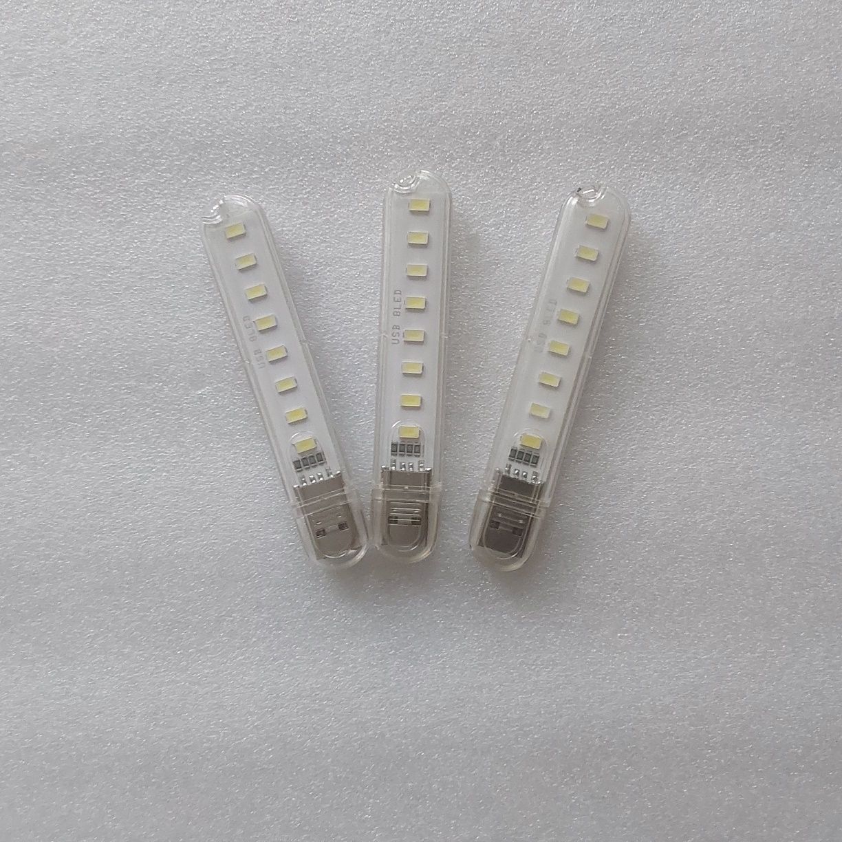 LED  ліхтарик USB-8 LED яскраве світло для павер банка.