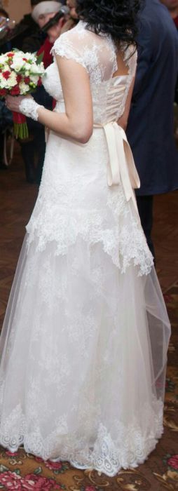 Шикарное свадебное платье.ТОРГ