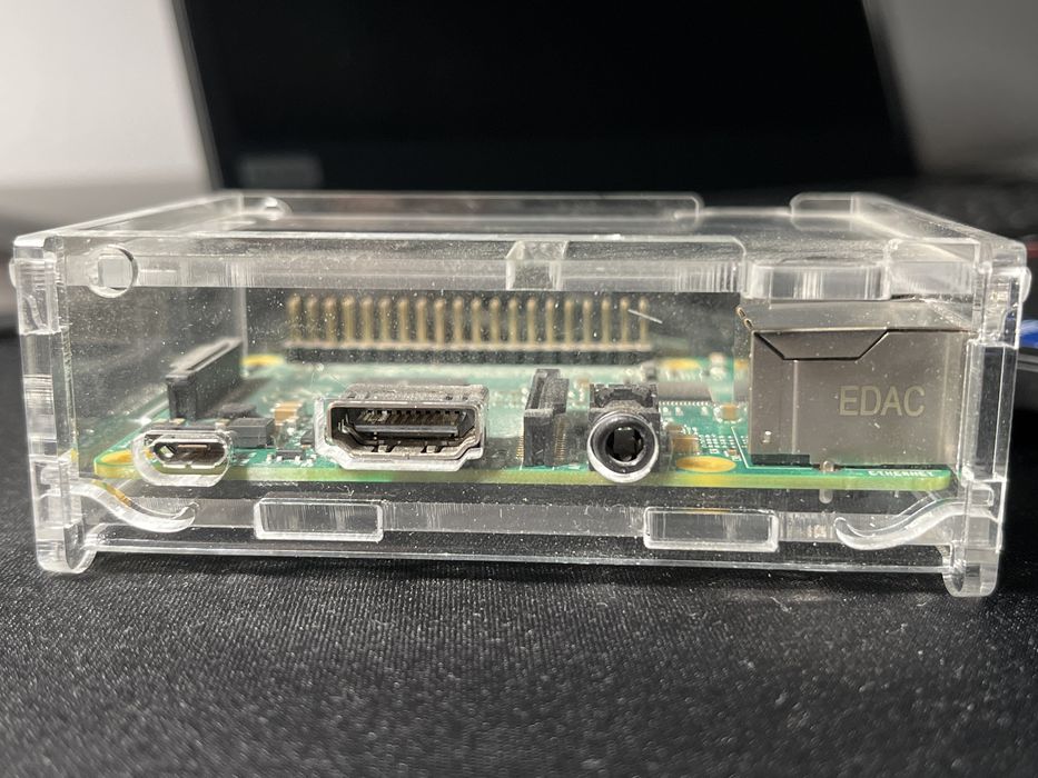 Raspberry Pi 2 model B v1.1 2014 + прозорий корпус + контакти для GPIO