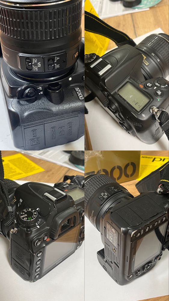 Nikon D7000 об’єктив 18-55mm 3,5-5,6G VR дзеркальна камера фотоапарат