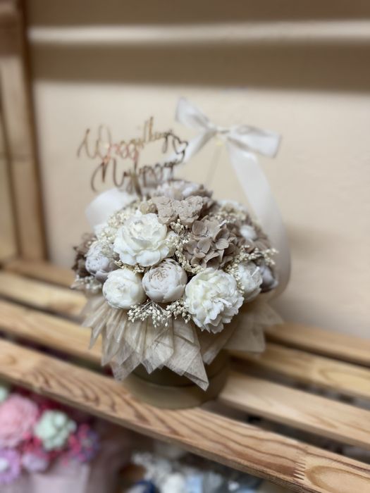 Flower box sojowy. Idealny prezent