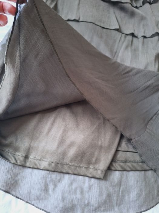 Sukienka Zara r.36 tiulowa w kolorze khaki