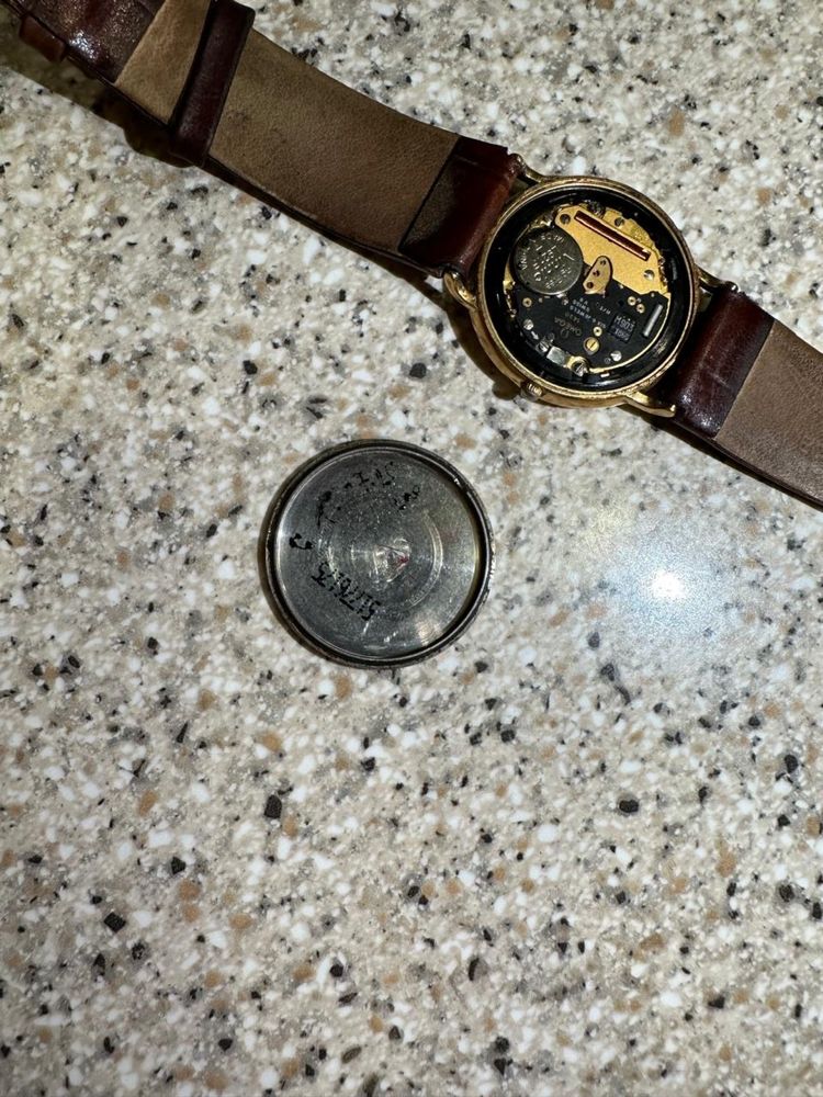 Часы Omega De Ville Quartz 1430 (1985-1995, gold-plated)