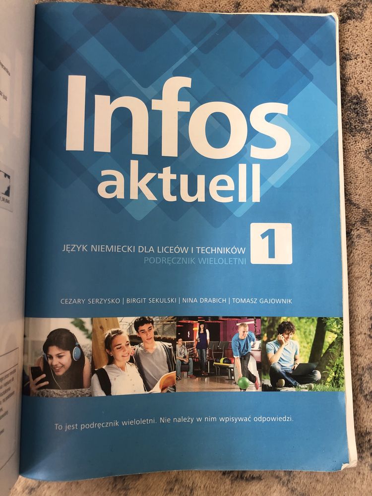 Infos aktuell j. niemiecki dla liceum i technikum 1 wyd. PEARSON