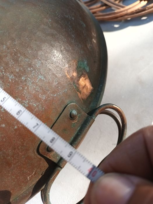 Cataplana em cobre em excelente estado apenas precisa de ser polida