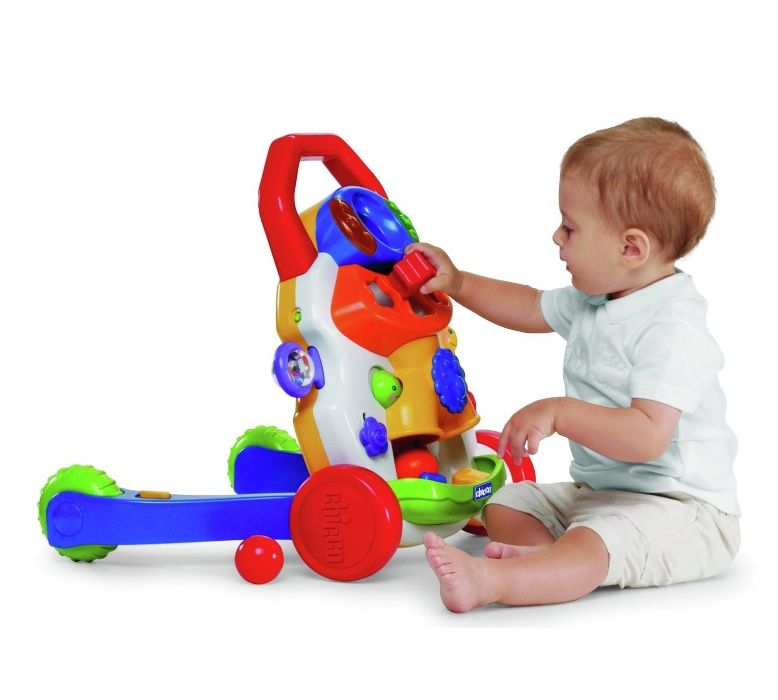 CHICCO  grający pchacz Interaktywny do nauki chodzenia prezent zabawki
