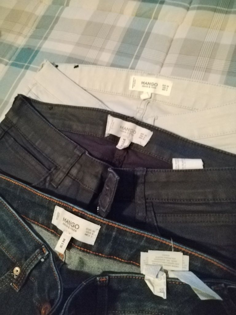 Calças tamanho 36, Bershka, Stradivarius, Tiffosi, Zara, Mango