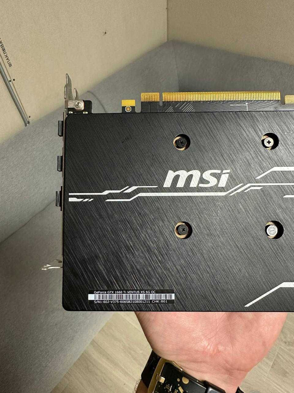Відеокарта MSI GTX 1660 ti