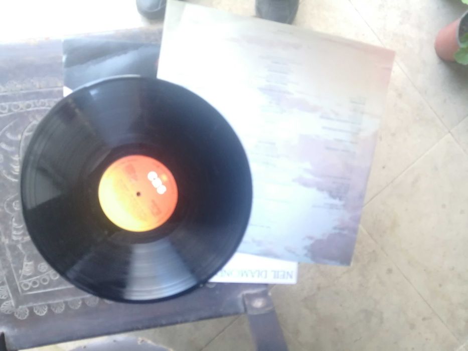 lp , vinil , neil diamond on the way to the sky 1981