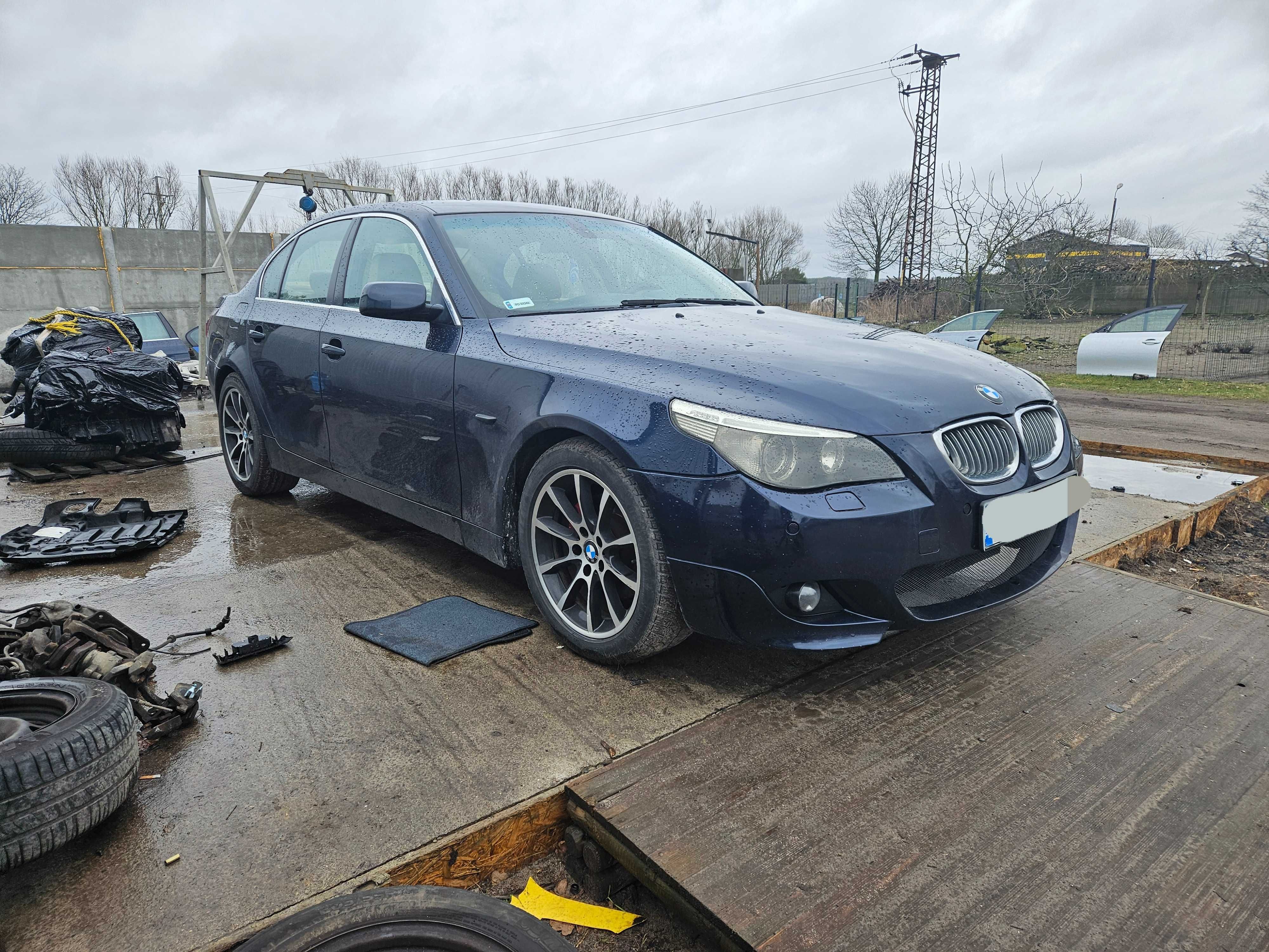 Bmw e60 3.0d 218km automat xenon m-pakiet 306d2 orietblau czesci!