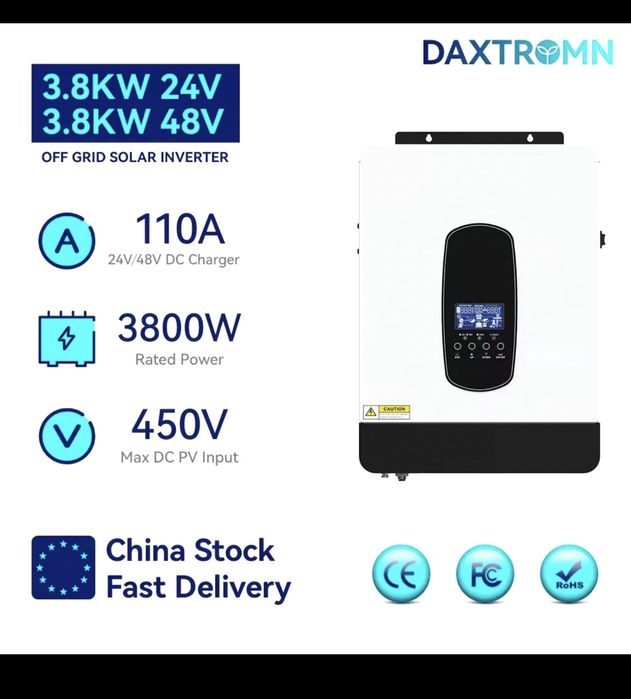 LiFePo4 Аккумулятор 24V 7760W / 8x Eve LF304Ah