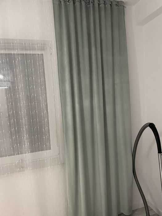 Miętowe zielone zasłony  140x270 Eurofirany