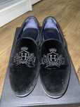 Luksusowe loafersy aksamitne Tommy Hilfiger