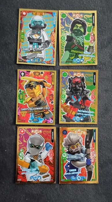 karty lego ninjago edycja limitowana