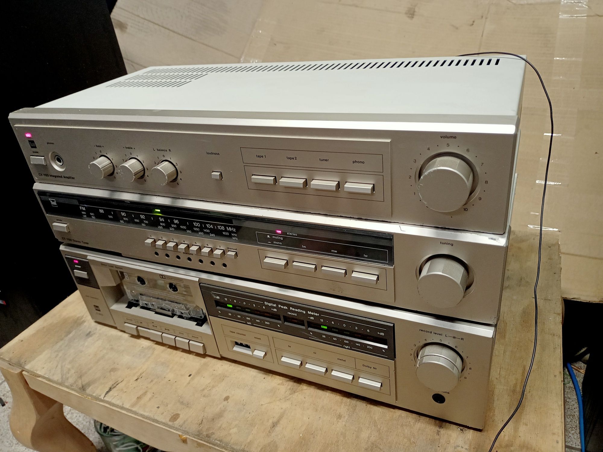 Zestaw stereo  DUAL CV1120 + CT1120 + C802