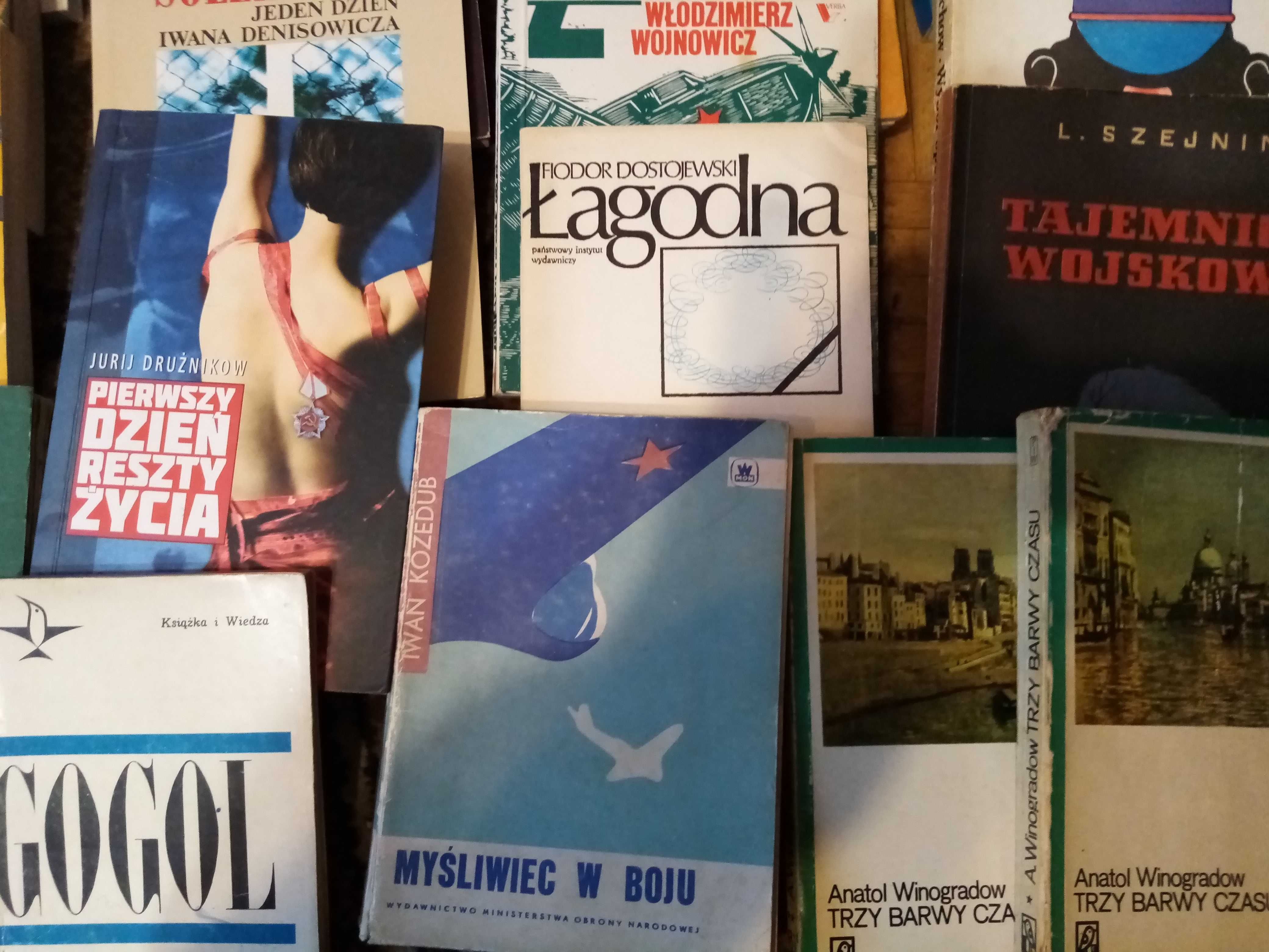 31 książek lit rosyjska Gogol druznikow Wojnowicz maksimow itp zestaw