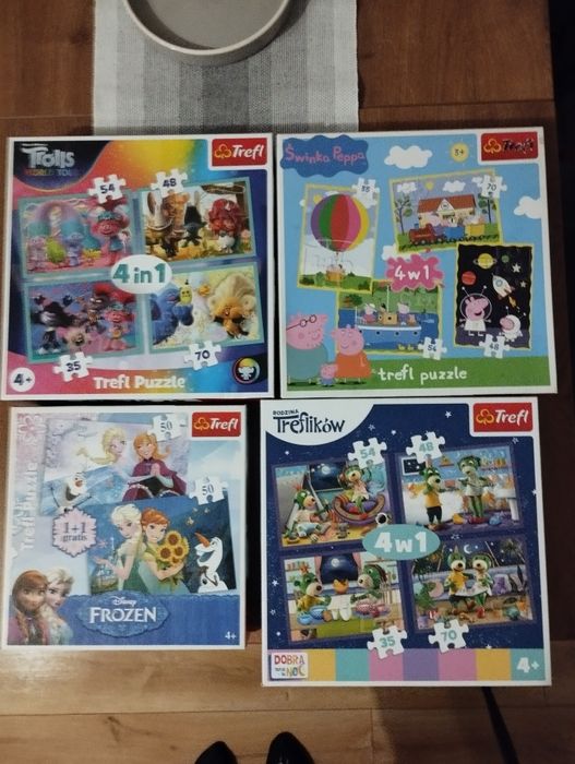 Puzzle Trefl dla dziewczynki 3+ i 4+