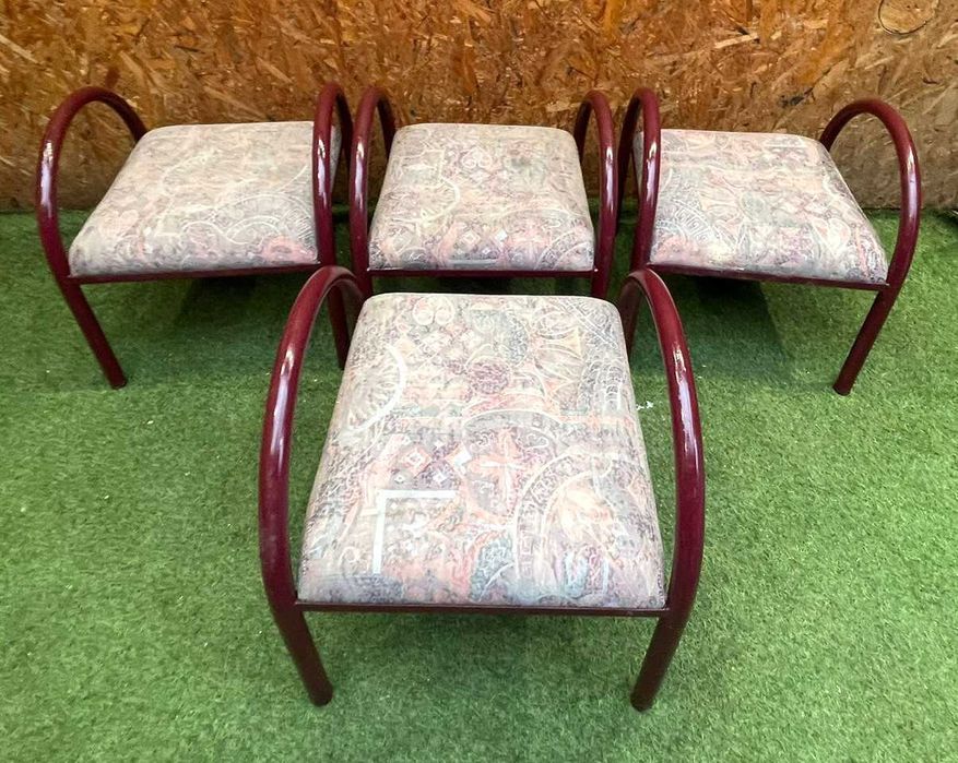 Cadeiras tubulares vintage, anos 70