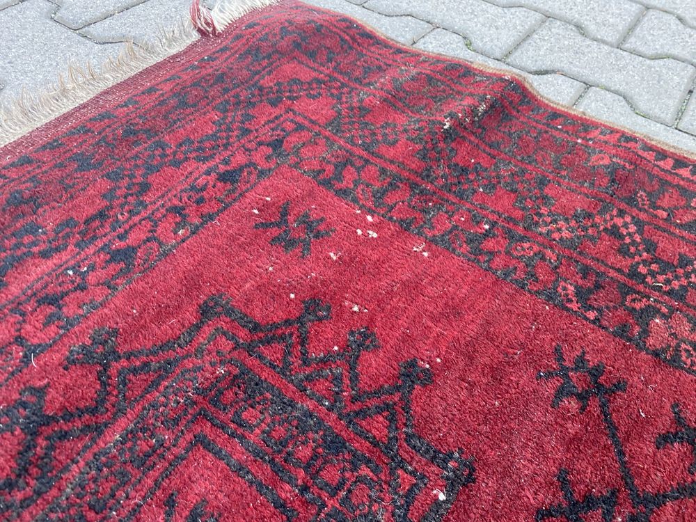 Dywan perski Buchara 130x100 ręcznie tkany Stary
