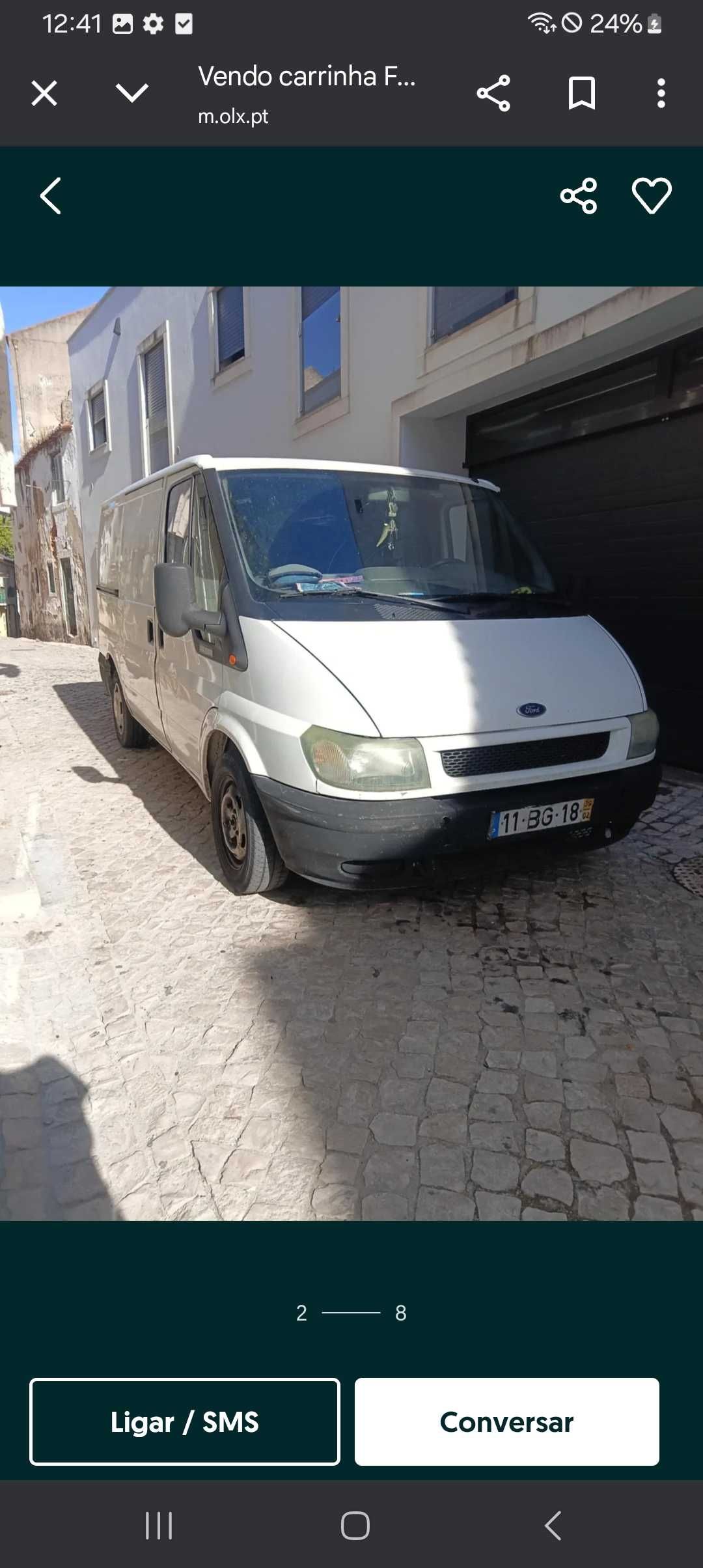 Vendo Ford trânsito
