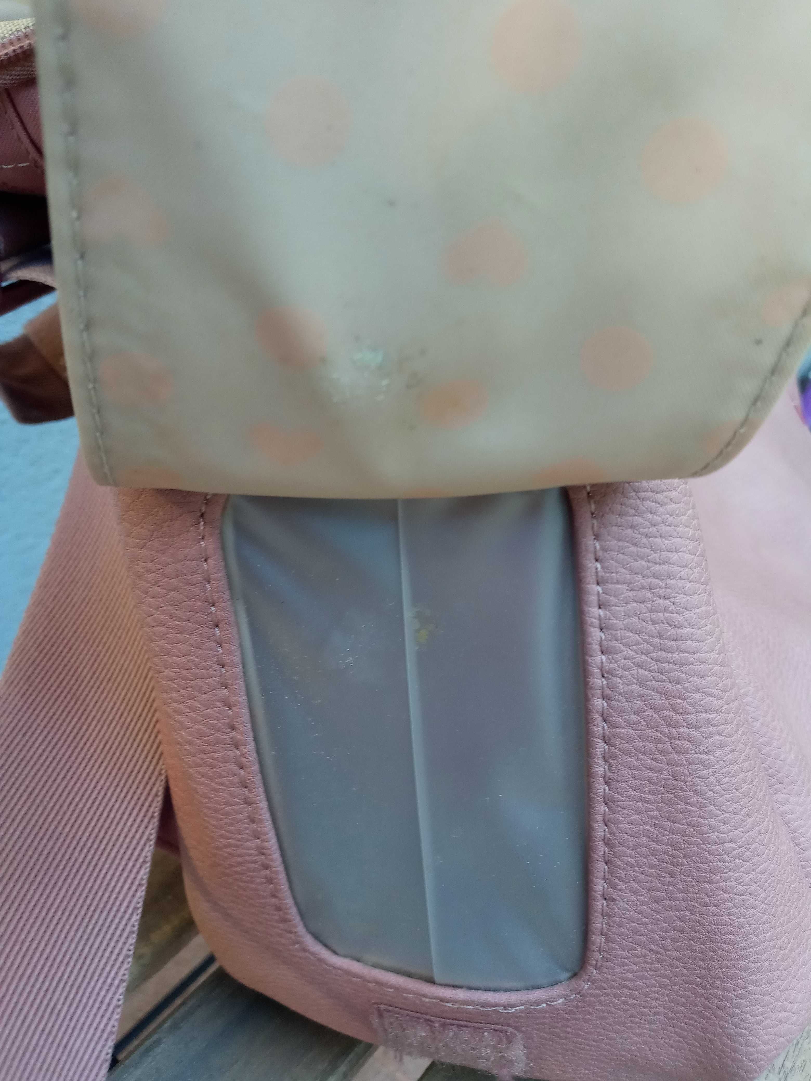 Torba Plecak Babymel idealna do wózka Różowa