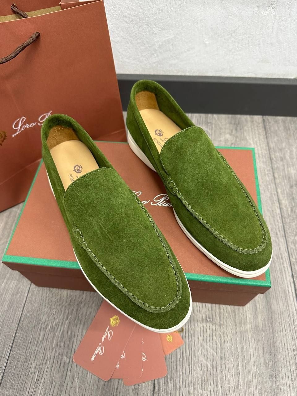 Лоферы замша Loro Piana 40-45