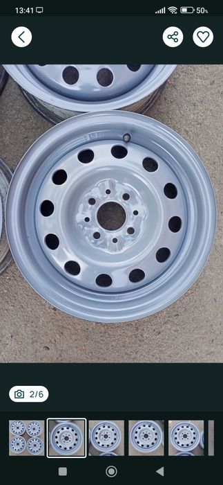 Диски железные 4*98 R14  комплект