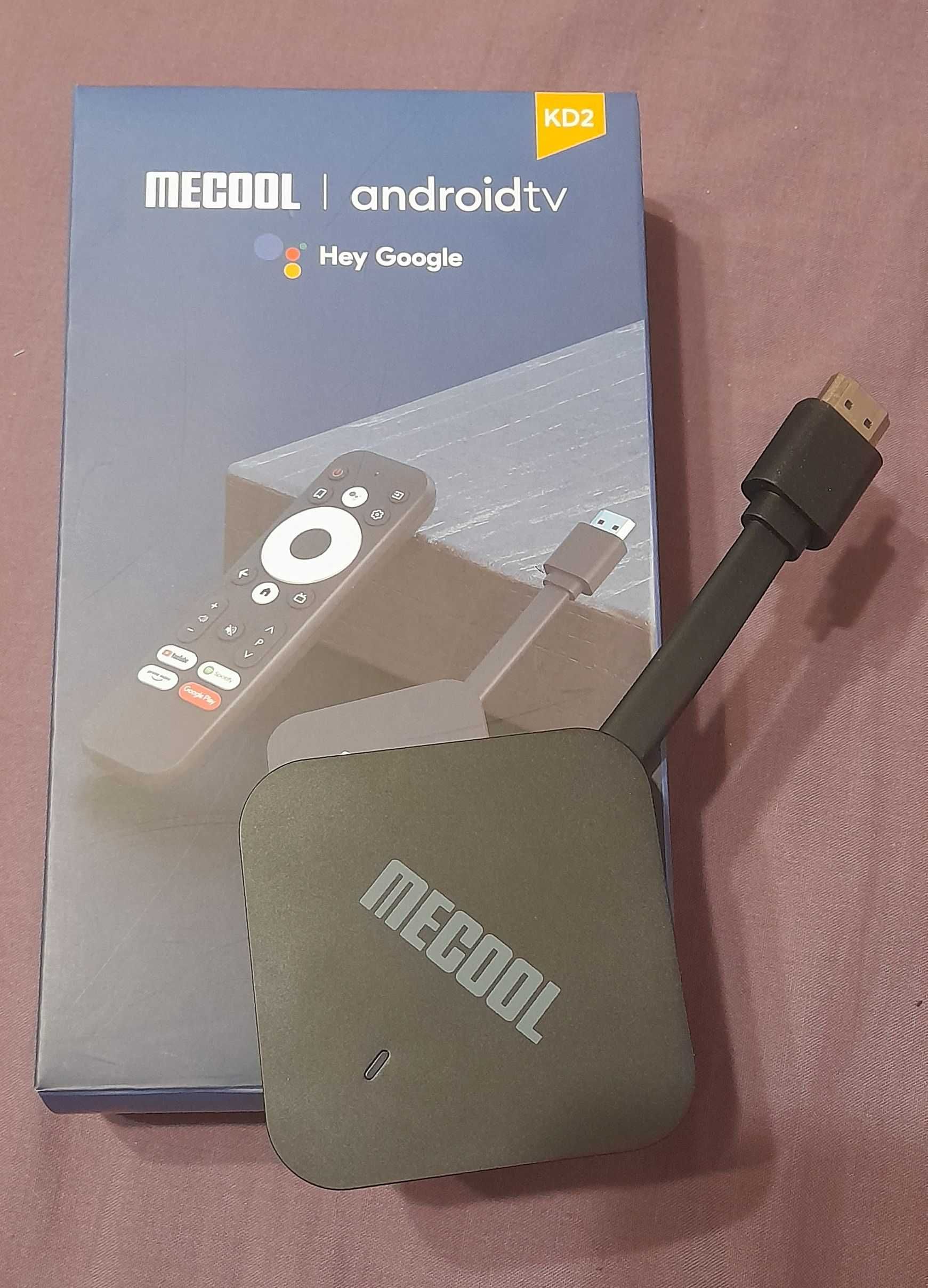 Смарт Android TV приставка Mecool KD2 tv stick 4/32