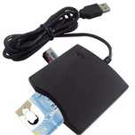 Czytnik kart smart USB PC/SC czarny Transcend 12 m-cy gwarancji