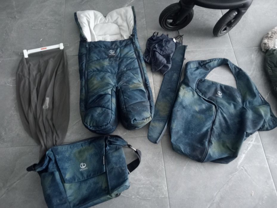 Wózek stokke trailz freedom limited edition 2w1 dodatki śpiwór koła