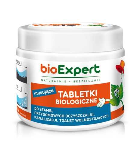 BioExpert musujące Tabletki do szamb i oczyszczalni 12 sztuk