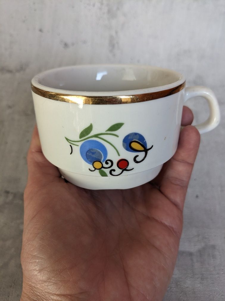 Filiżanka Społem-Karczma Polska, retro vintage prl ceramika