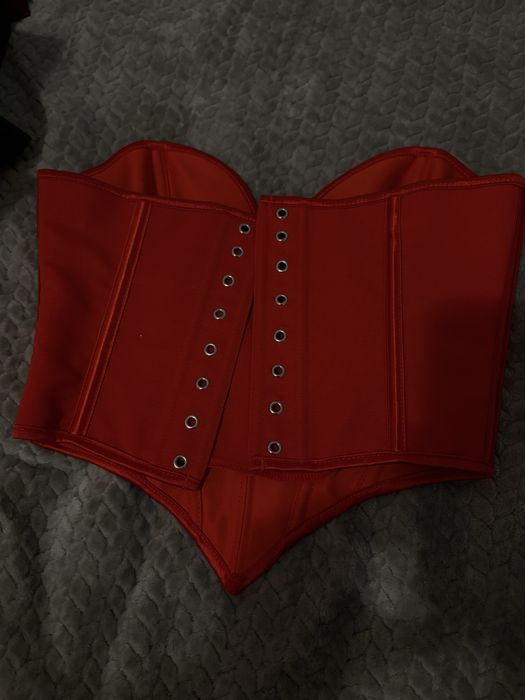 Корсет червоний