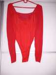Body damskie czerwone