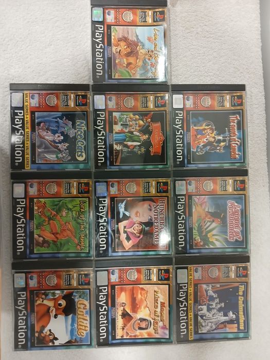 Ps1 - 10 jogos coleção didática