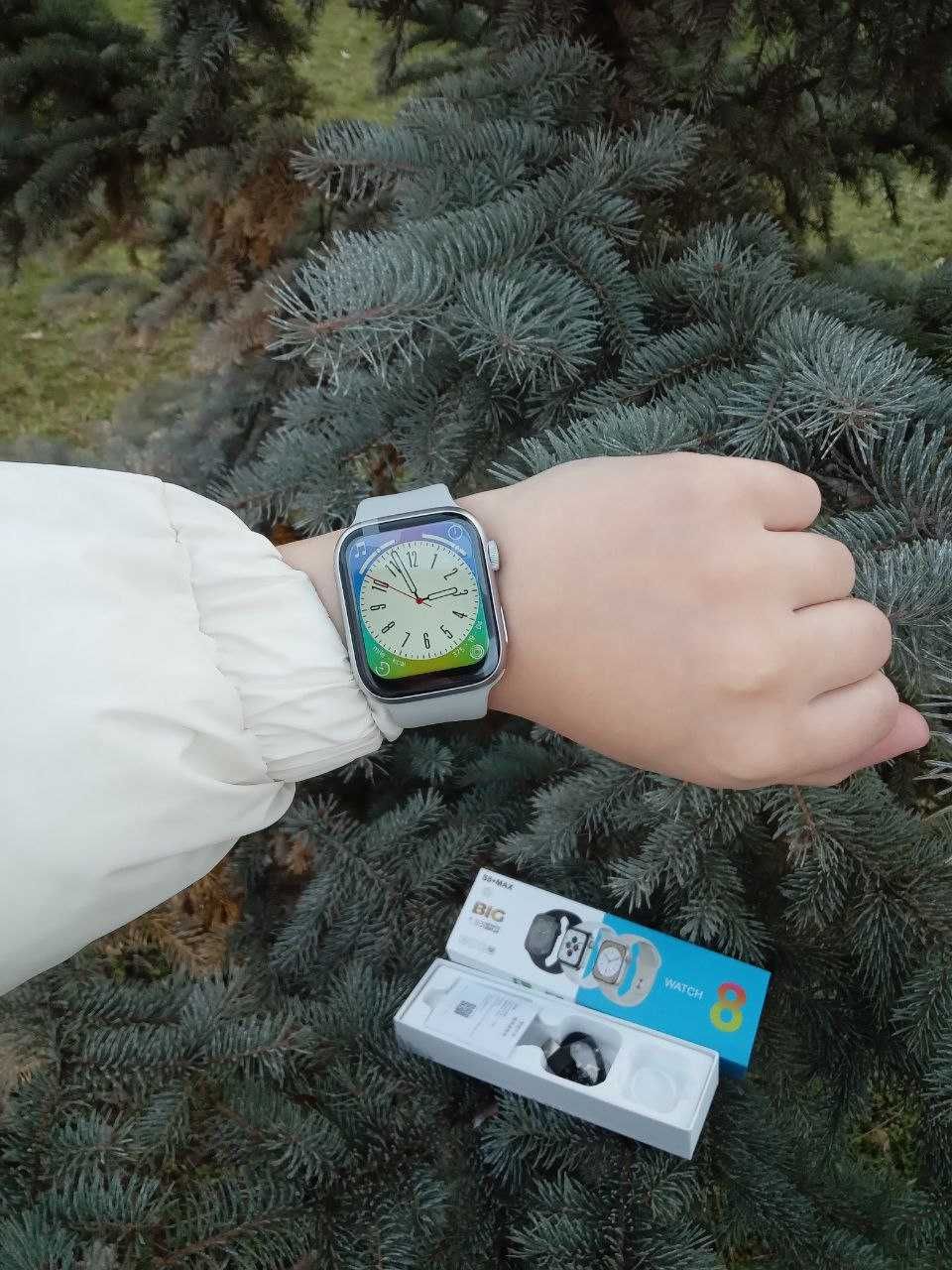 Smart Watch s8 max BIG 1.93 Сірий Смарт годинник