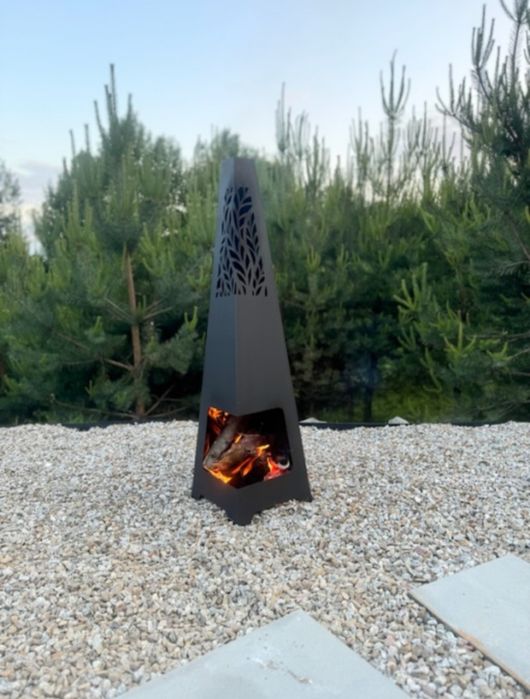 Ogrzewacz tarasowy | palenisko ogrodowe | komin | patio