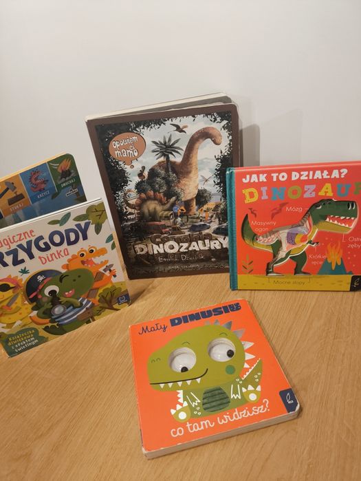 Książki dla dzieci o dinozaurach dino dinozaury dinozaur ksiazeczka