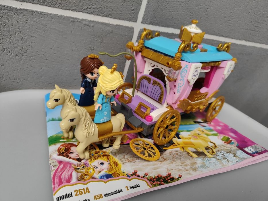 Klocki Bajkowy Świat Elefun 2614 Królewska Karoca, Enli ala Lego