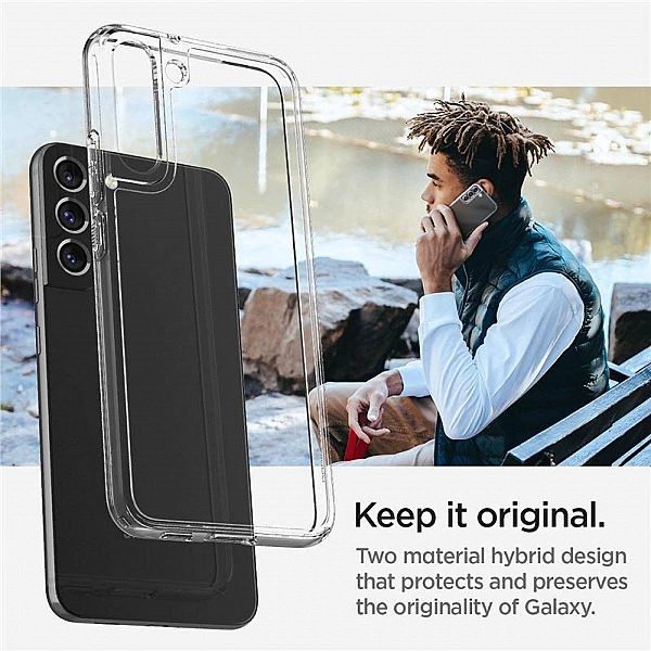 Etui Spigen Ultra Hybrid na Samsung Galaxy S22 - przezroczyste