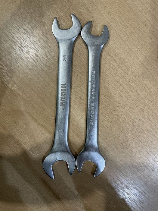 Ключі гайкові ріжкові INTERTOOL 18х19, 20х22