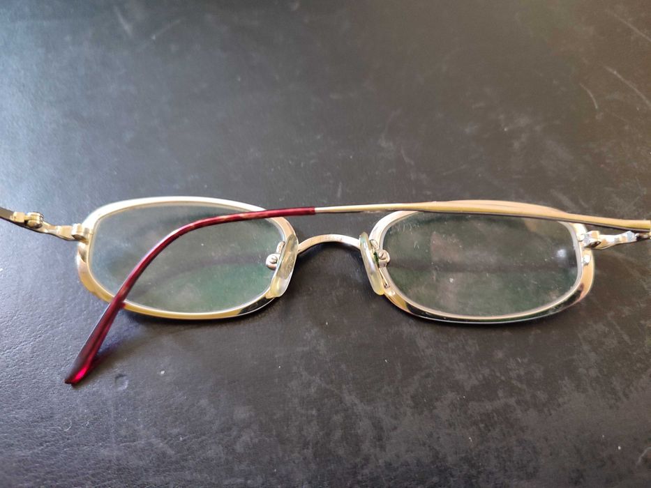 Очки. Оправа металлическая, медицинская сталь. Япония